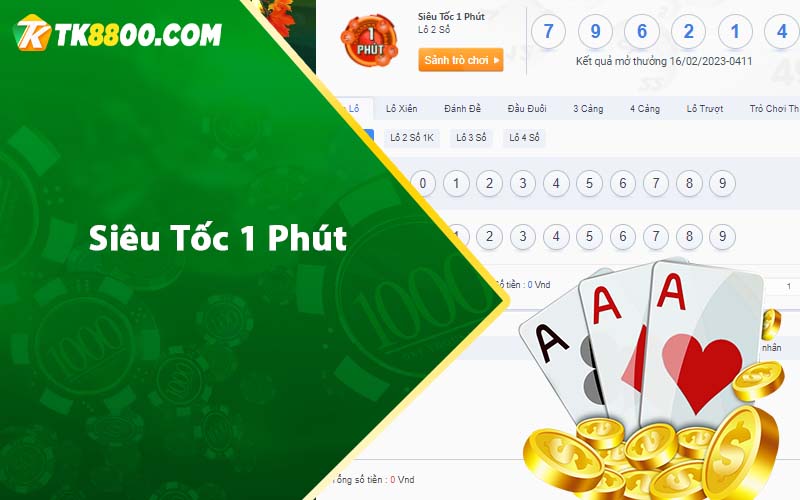 Siêu Tốc 1 Phút - Mẹo chơi siêu tốc 1 phút ăn 80% 4 Siêu Tốc 1 Phút