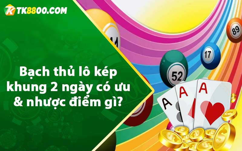 Bạch Thủ Lô Kép Khung 2 Ngày - Soi Cầu Lô Siêu Chuẩn 7 Bạch thủ lô kép khung 2 ngày có ưu & nhược điểm gì?