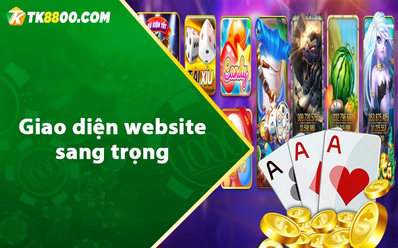 Bayvip - Cổng Game Bài Đổi Thưởng Hấp Dẫn Tại Việt Nam 6 Giao diện website sang trọng
