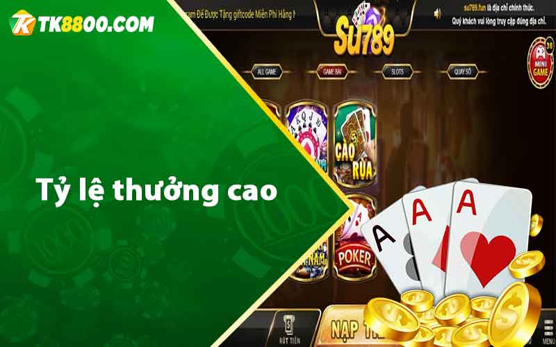 Su789 - Cổng Game Bài Đổi Thưởng Hấp Dẫn Số 1 Châu Á 7 Tỷ lệ thưởng cao